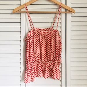 NWT Forever 21 Polka Dot Bubble Cami